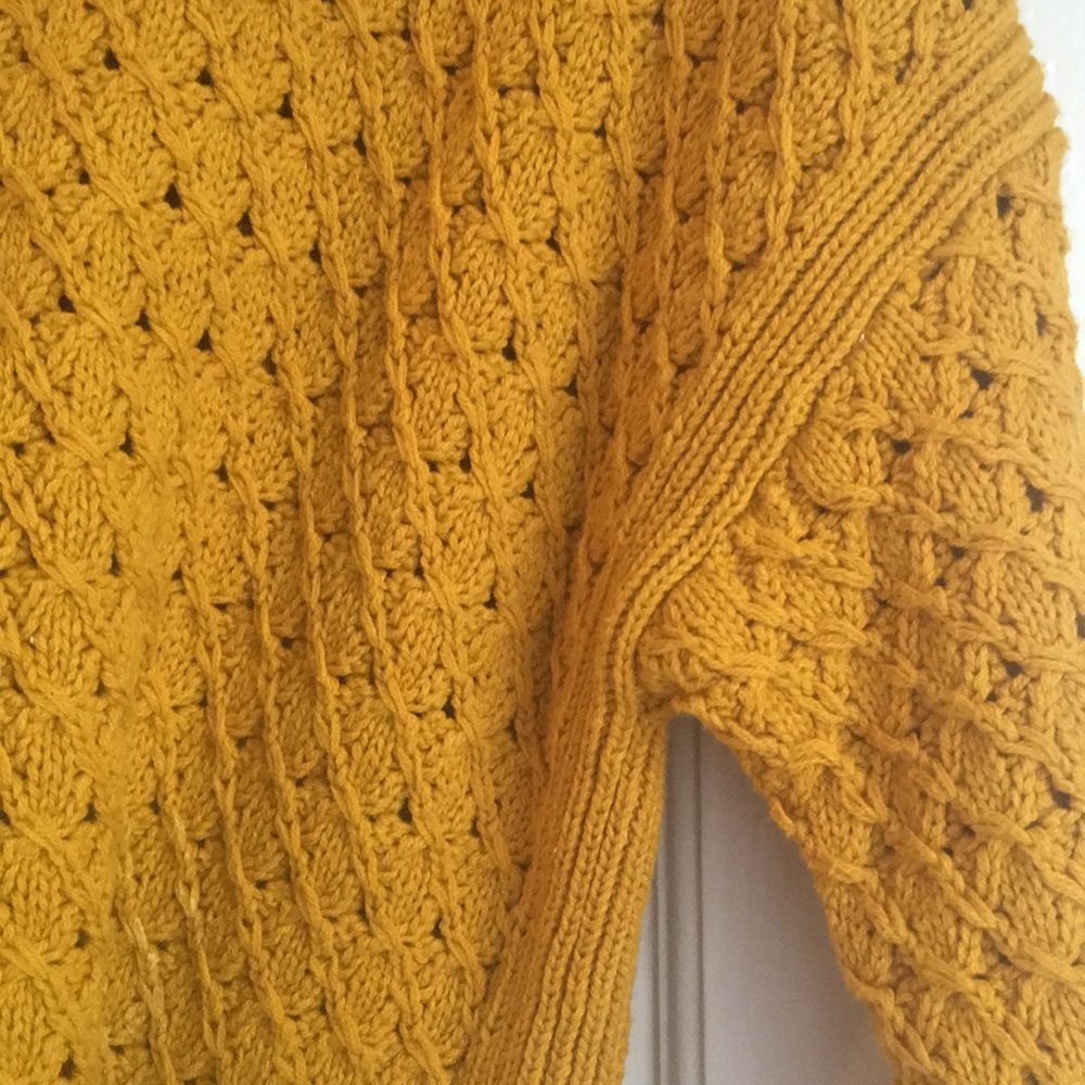 Cable knit sweater